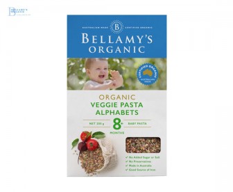 Bellamy’s 贝拉米 婴儿宝宝有机辅食蔬菜字母意面 8月+ 200克